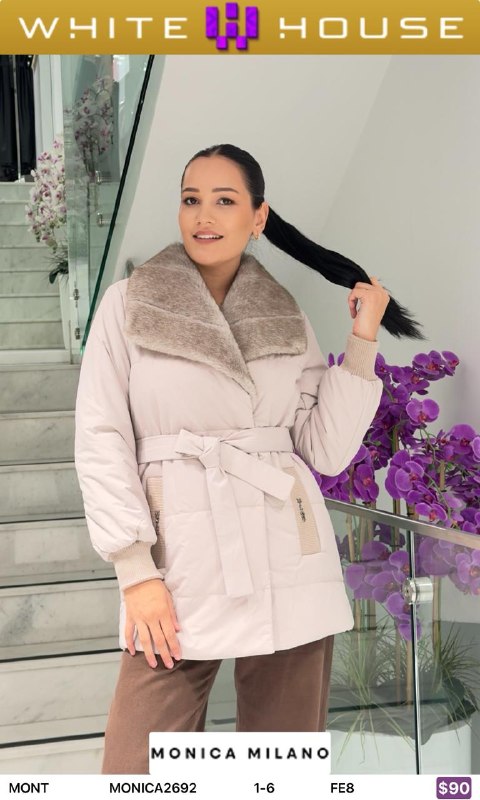 Пальто MONICA MONICA2692 — женская турецкая коллекция ALSHARM, ракурс 1