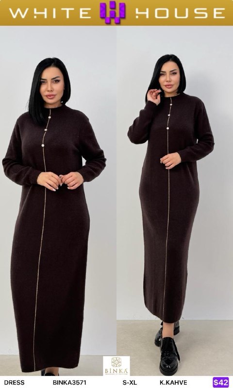 Платье BINKA BINKA3571 — женская турецкая коллекция ALSHARM, ракурс 1