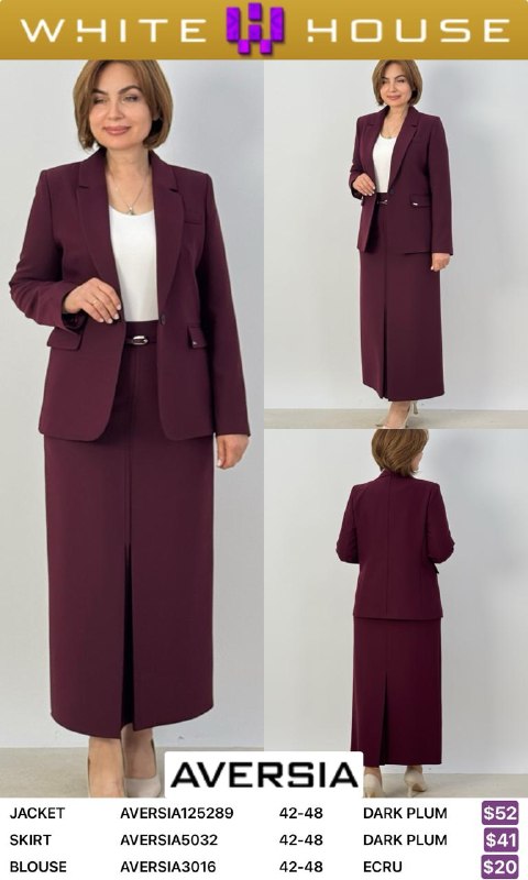 Юбка AVERSIA AVERSIA5032 — женская турецкая коллекция ALSHARM, ракурс 3