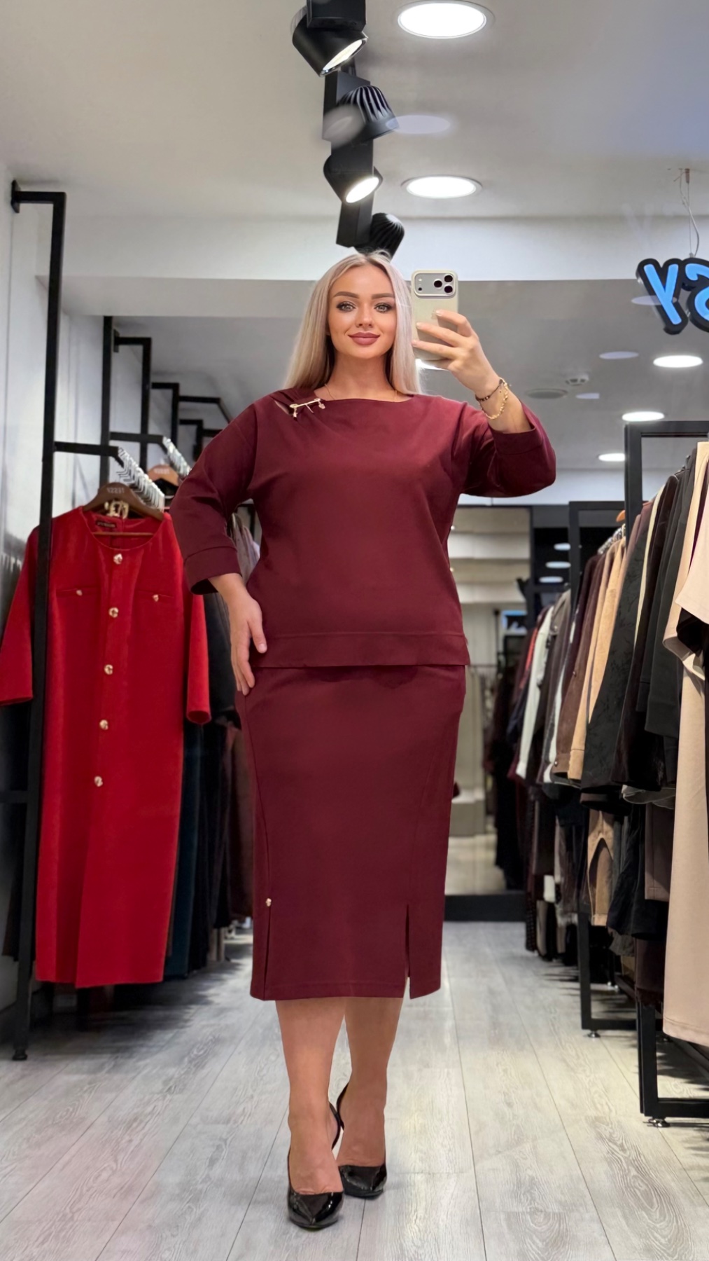 Костюм TESSY 8627 — женская турецкая коллекция ALSHARM, ракурс 3