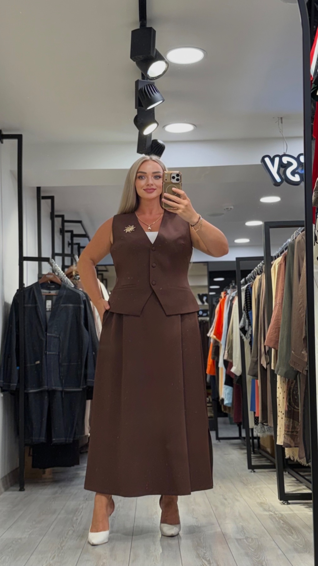 Костюм TESSY 8718 — женская турецкая коллекция ALSHARM, ракурс 2