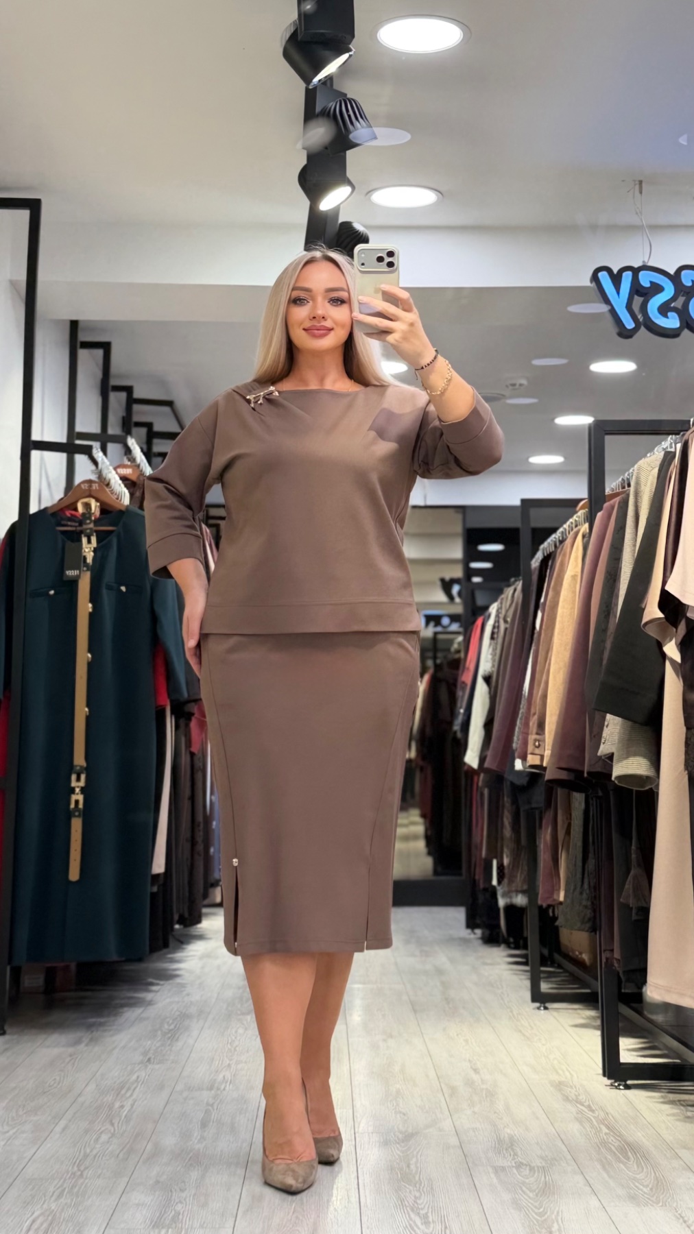 Костюм TESSY 8627 — женская турецкая коллекция ALSHARM, ракурс 2