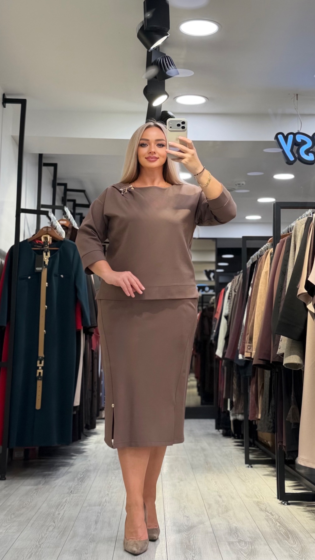 Костюм TESSY 8627 — женская турецкая коллекция ALSHARM, ракурс 1