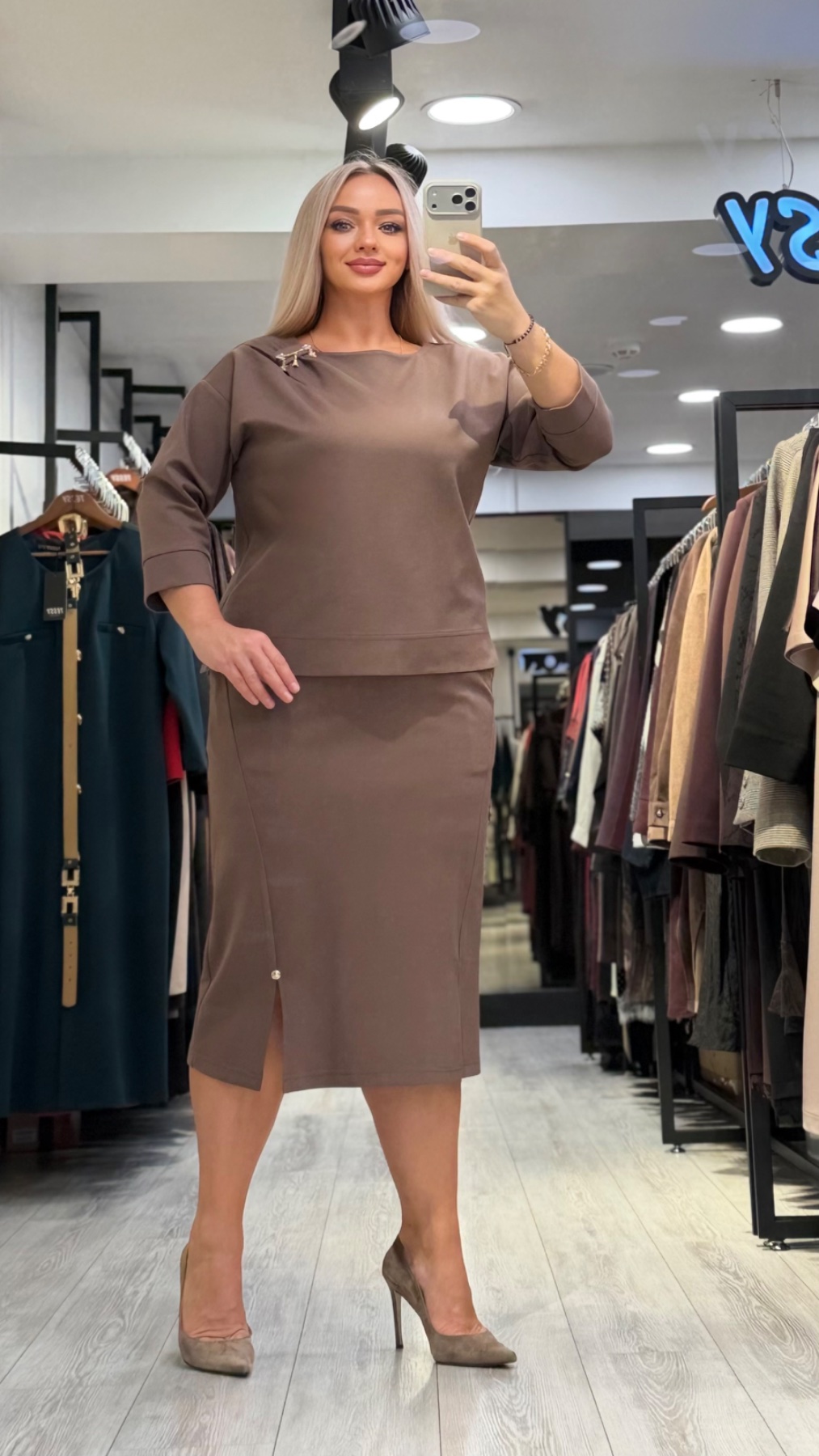 Костюм TESSY 8627 — женская турецкая коллекция ALSHARM, ракурс 3