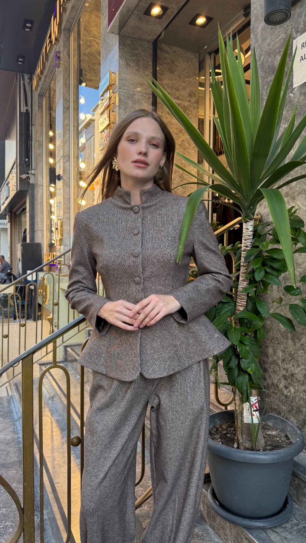 Костюм JEANNE DARC JP49001 — женская турецкая коллекция ALSHARM, ракурс 2